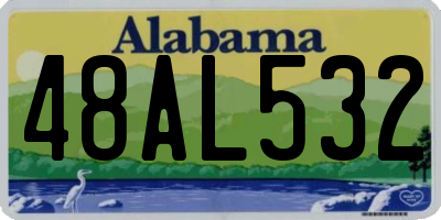 AL license plate 48AL532