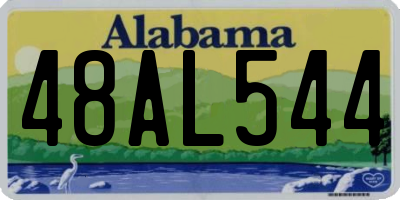 AL license plate 48AL544
