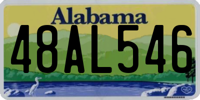 AL license plate 48AL546