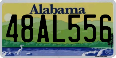 AL license plate 48AL556