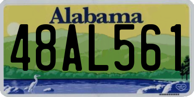 AL license plate 48AL561