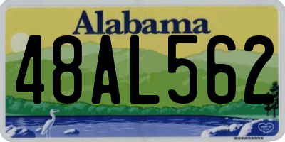AL license plate 48AL562