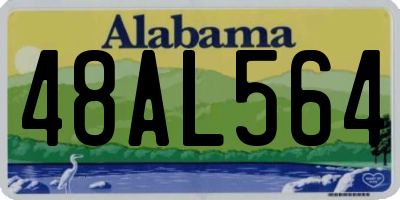 AL license plate 48AL564