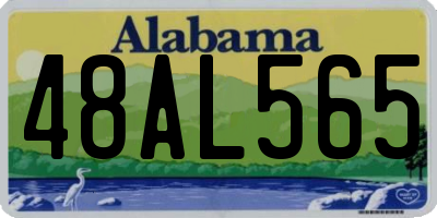 AL license plate 48AL565