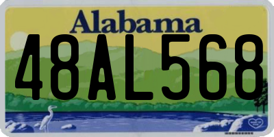 AL license plate 48AL568