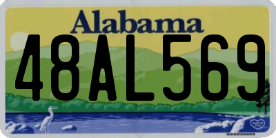 AL license plate 48AL569
