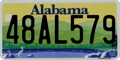 AL license plate 48AL579