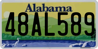 AL license plate 48AL589
