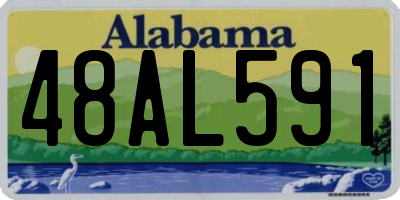 AL license plate 48AL591