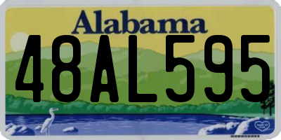 AL license plate 48AL595