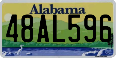 AL license plate 48AL596