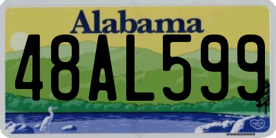 AL license plate 48AL599