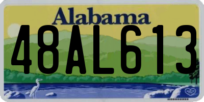 AL license plate 48AL613