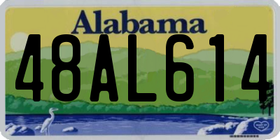 AL license plate 48AL614