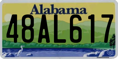 AL license plate 48AL617