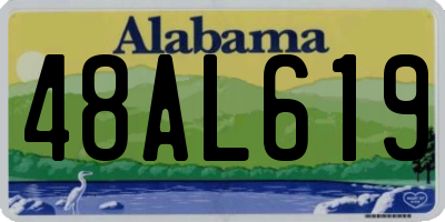 AL license plate 48AL619