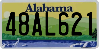AL license plate 48AL621