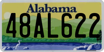 AL license plate 48AL622