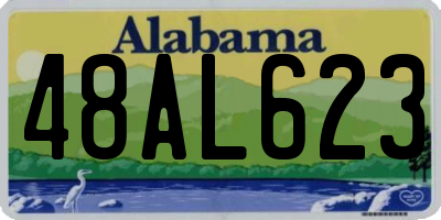 AL license plate 48AL623