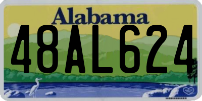 AL license plate 48AL624