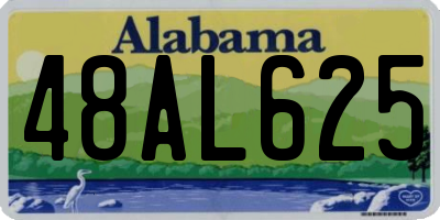 AL license plate 48AL625