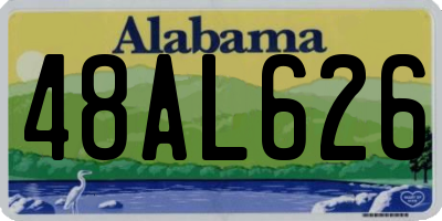 AL license plate 48AL626