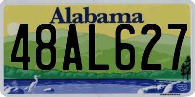 AL license plate 48AL627