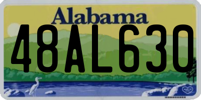AL license plate 48AL630