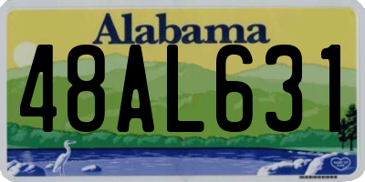 AL license plate 48AL631