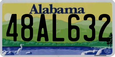 AL license plate 48AL632