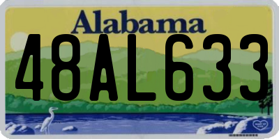 AL license plate 48AL633