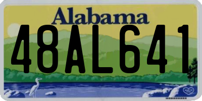 AL license plate 48AL641