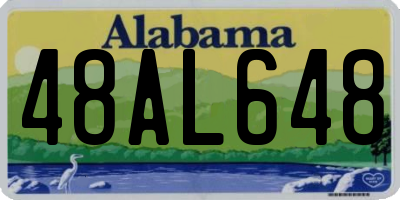 AL license plate 48AL648