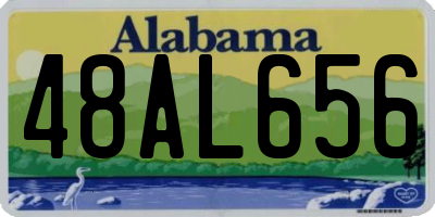 AL license plate 48AL656