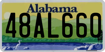 AL license plate 48AL660
