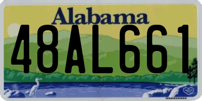 AL license plate 48AL661