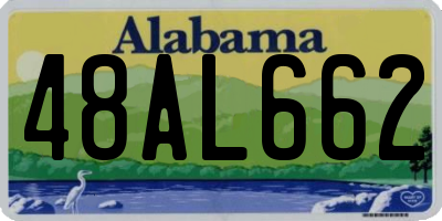 AL license plate 48AL662