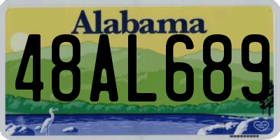 AL license plate 48AL689