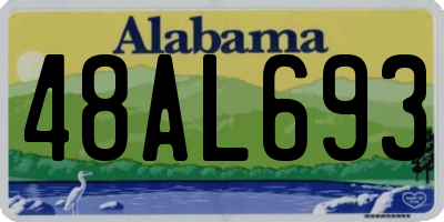 AL license plate 48AL693