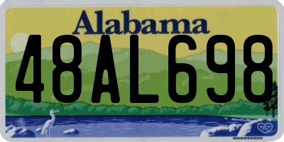 AL license plate 48AL698