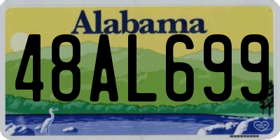 AL license plate 48AL699