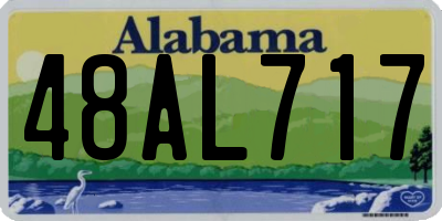 AL license plate 48AL717