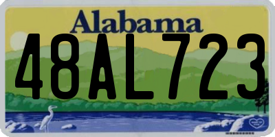 AL license plate 48AL723