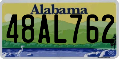 AL license plate 48AL762