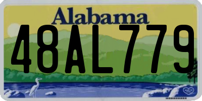 AL license plate 48AL779