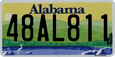 AL license plate 48AL811