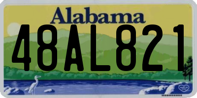 AL license plate 48AL821