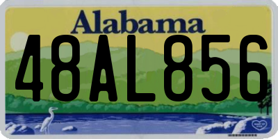 AL license plate 48AL856