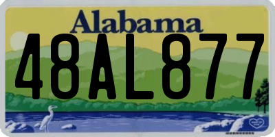 AL license plate 48AL877