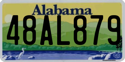AL license plate 48AL879